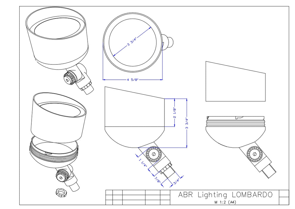 ABR Lighting - Lombardo Flood Light - ADL-03