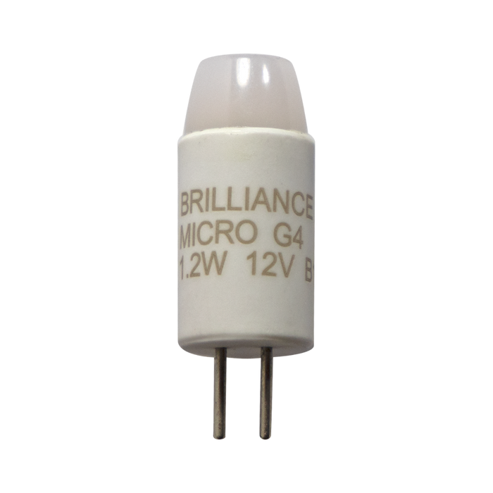 Brilliance - Micro G4 Bi-Pin LED Bulb (1.2 Watt, 2700K)