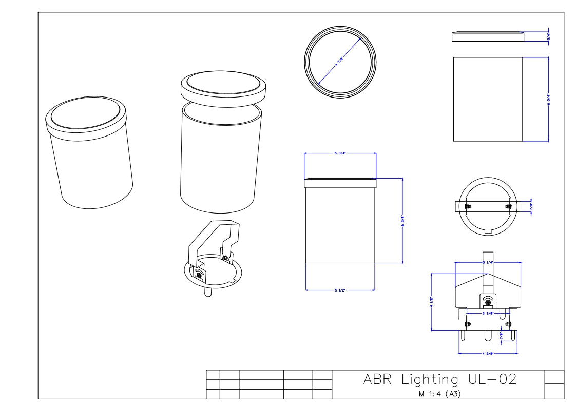 ABR Lighting - Mantegna Well Light - UL-02
