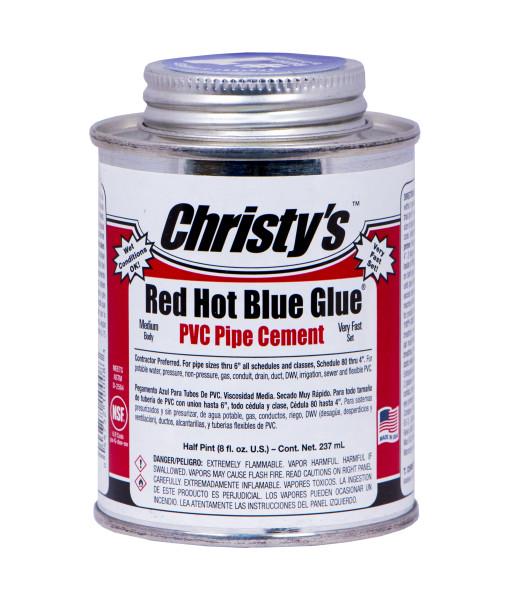 Christys - Red Hot Blue Glue (1/2 Pint)