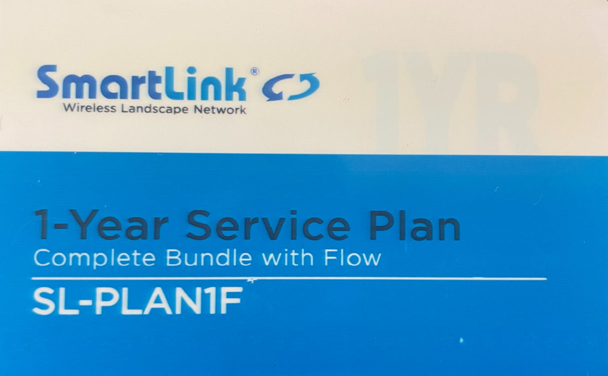 Weathermatic - SmartLink 1-Year Service Plan plus Flow - SL-PLAN1F-CARD