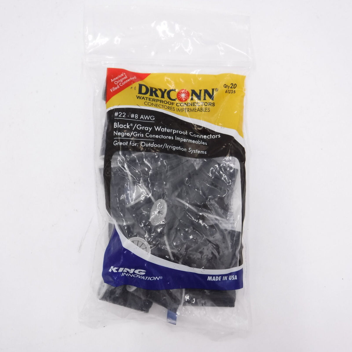 Dryconn Waterproof Wire Connectors DryConn Medium Aqua/Red Waterproof