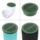 NDS-50 - 6'' Green Round Drainage Grate
