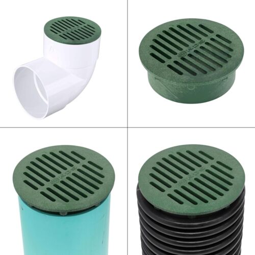 NDS-50 - 6'' Green Round Drainage Grate